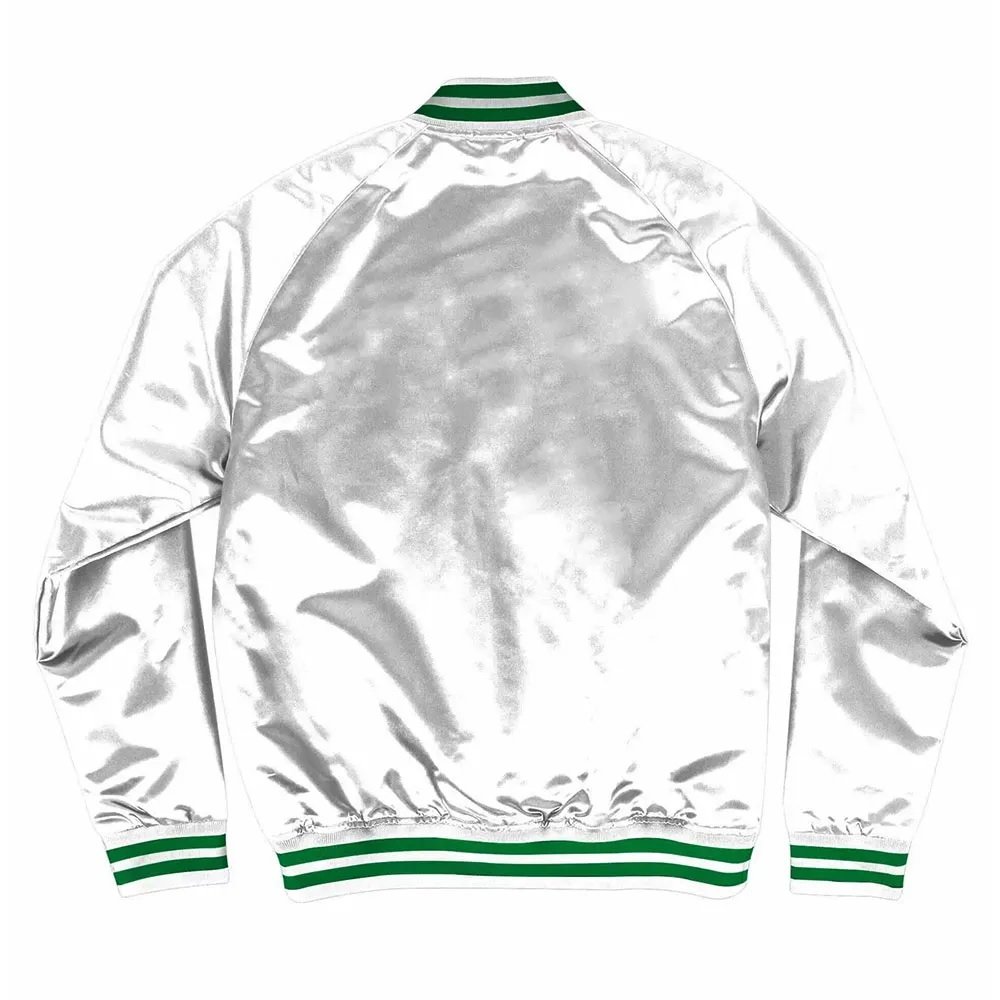 New York Jets White Satin Jacket