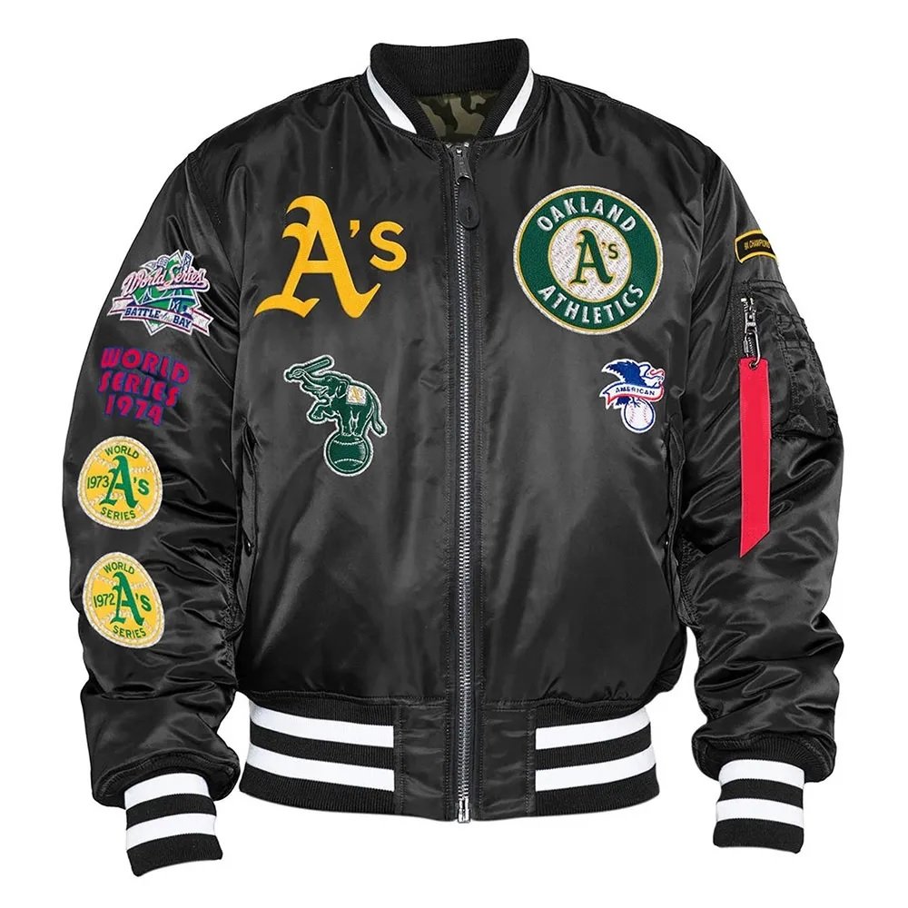 Oakland Athletics Bomber MA-1 Jacket