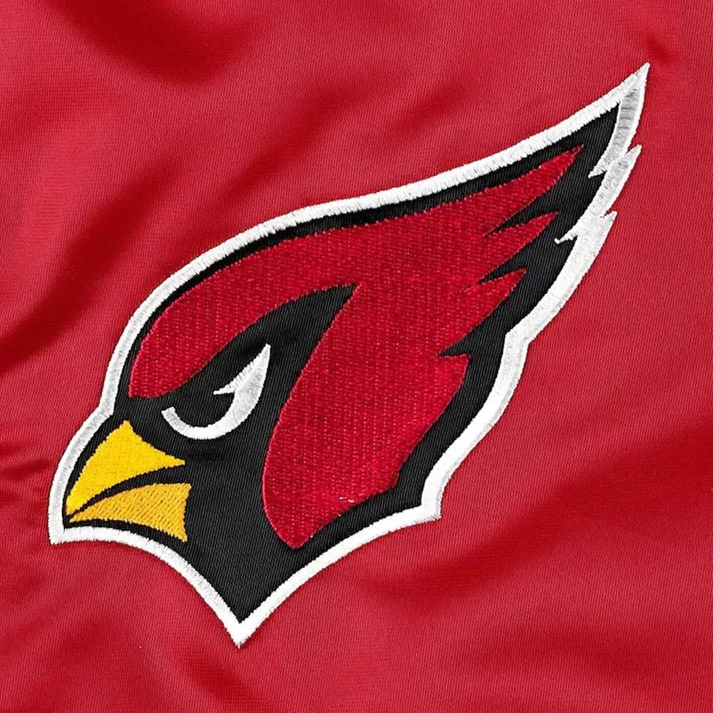 Pick and Roll Arizona Cardinals Red Satin Jacket