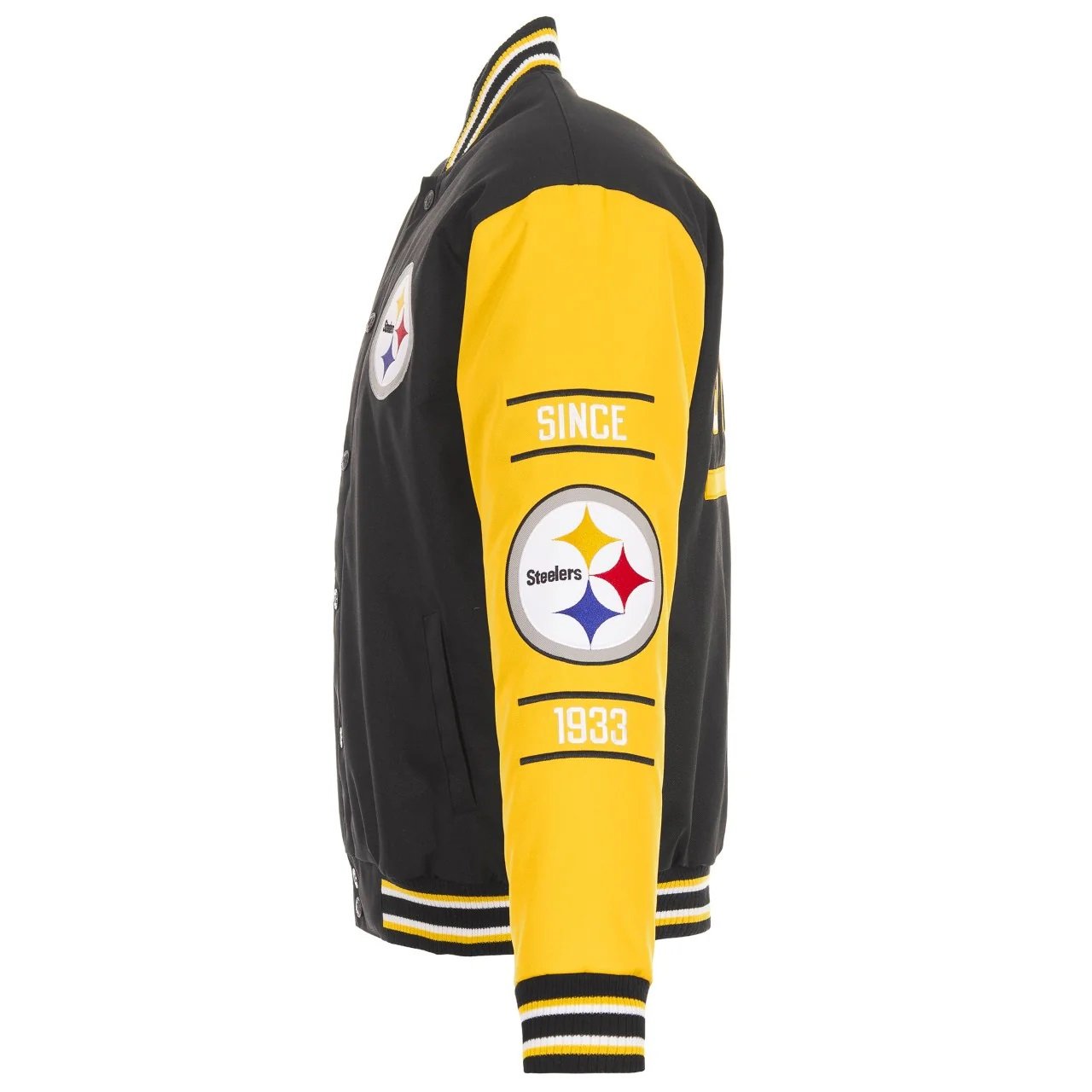 Pittsburgh Steelers Poly Twill Varsity Jacket