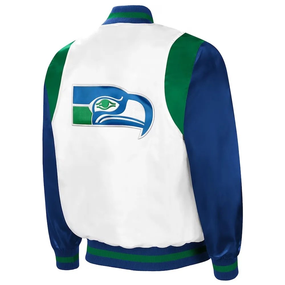 Retro The All-American Seattle Seahawks Satin Jacket