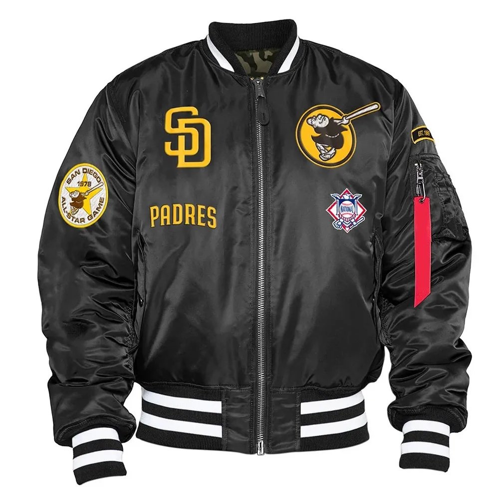 San Diego Padres Bomber MA-1 Jacket