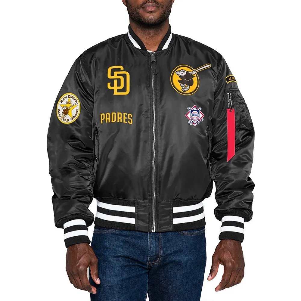 San Diego Padres Bomber MA-1 Jacket