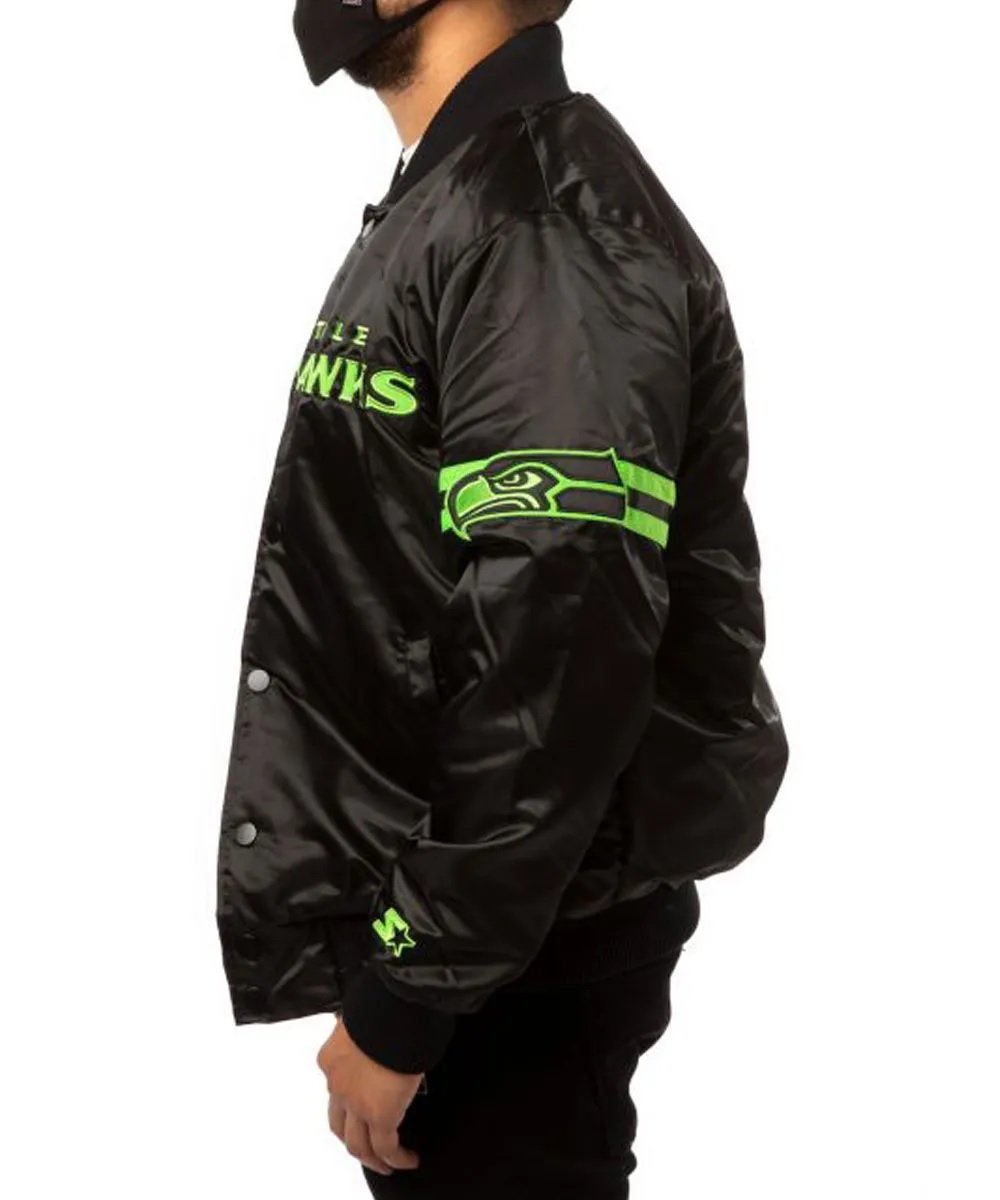 Seattle Seahawks Starter Black Jacket