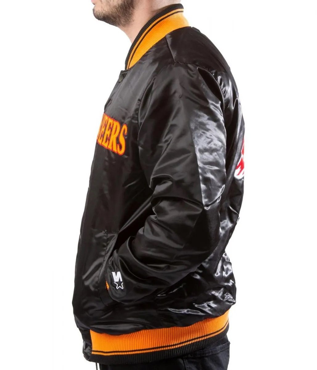 Tampa Bay Buccaneers Black Satin Jacket