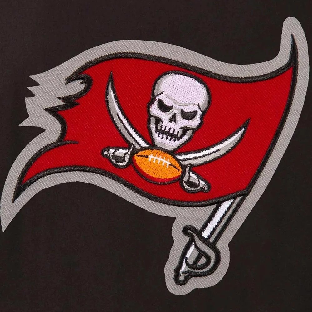 Tampa Bay Buccaneers Varsity Embroidered Black Jacket
