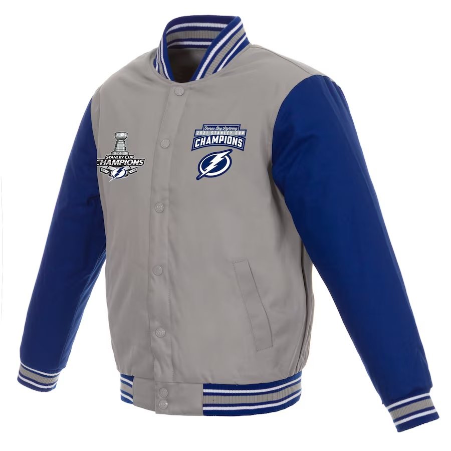 Tampa Bay Lightning 3-Time Stanley Cup Champions Jacket