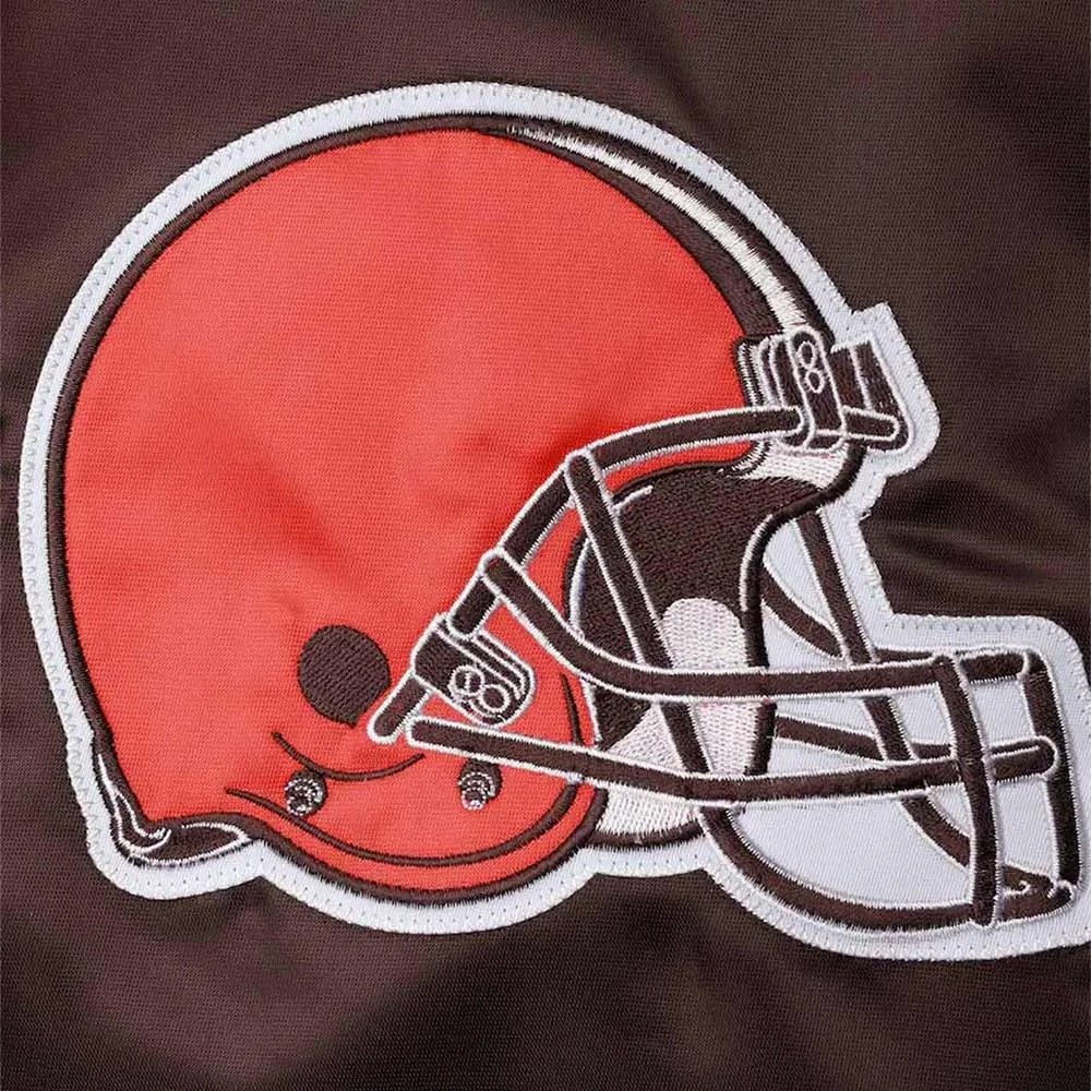 The Reliever Cleveland Browns Satin Jacket