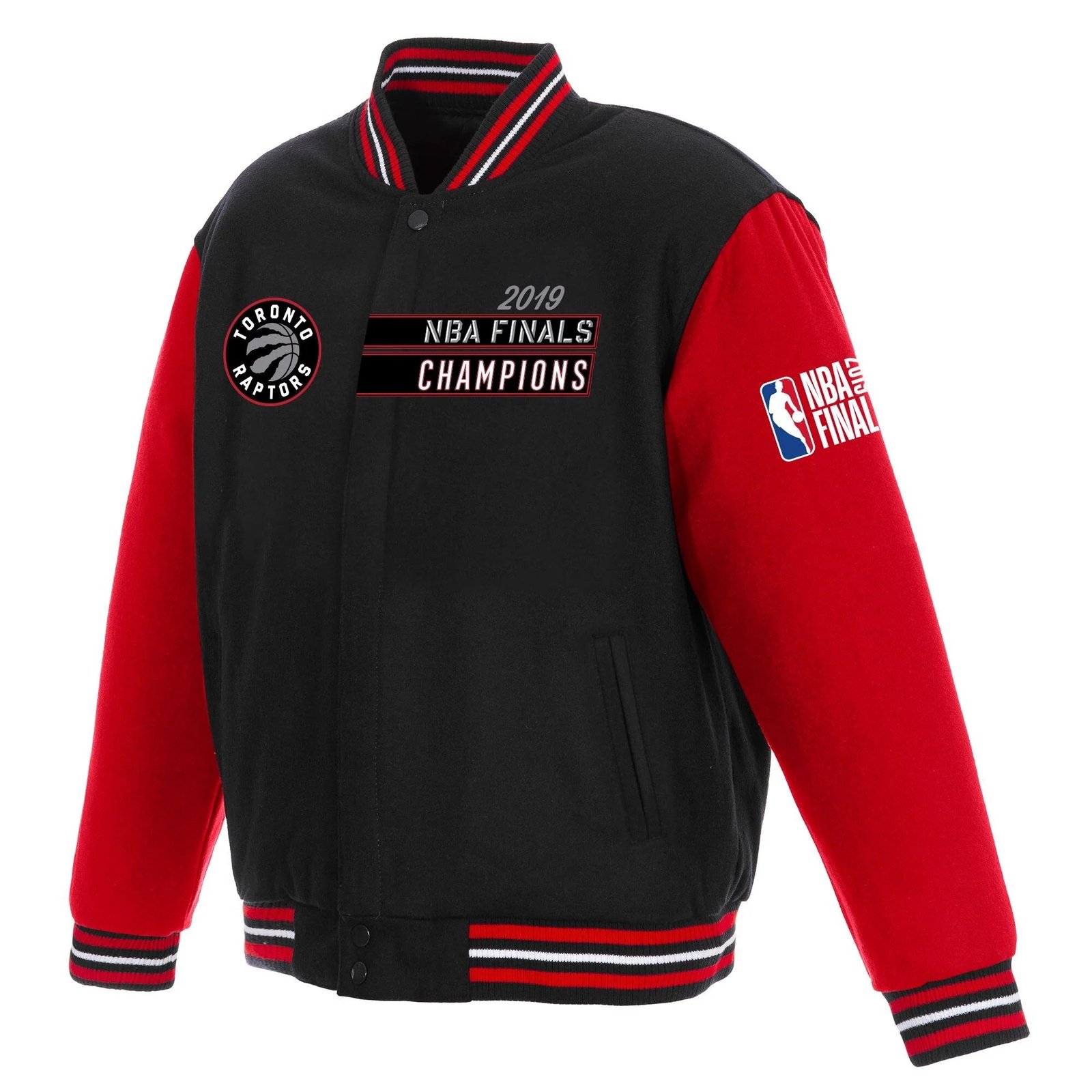 Toronto Raptors JH Design 2019 NBA Finals Champions Full-Snap Jacket