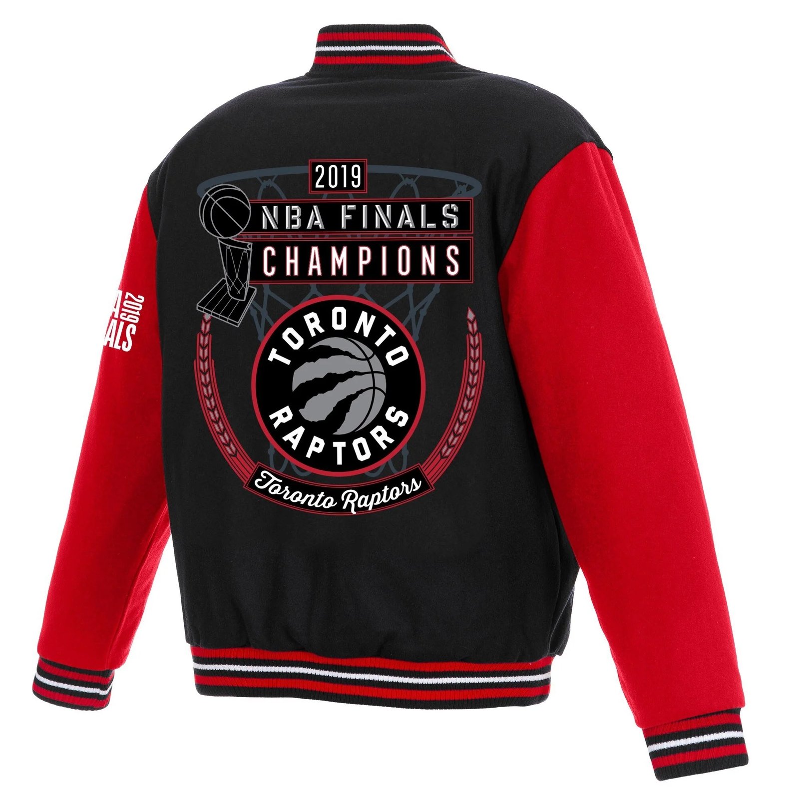 Toronto Raptors JH Design 2019 NBA Finals Champions Full-Snap Jacket