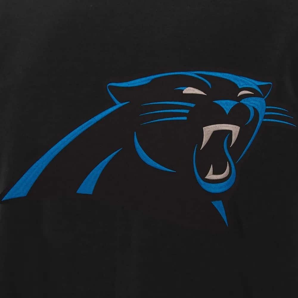 Varsity Carolina Panthers Black and White Two-Tone Jacket