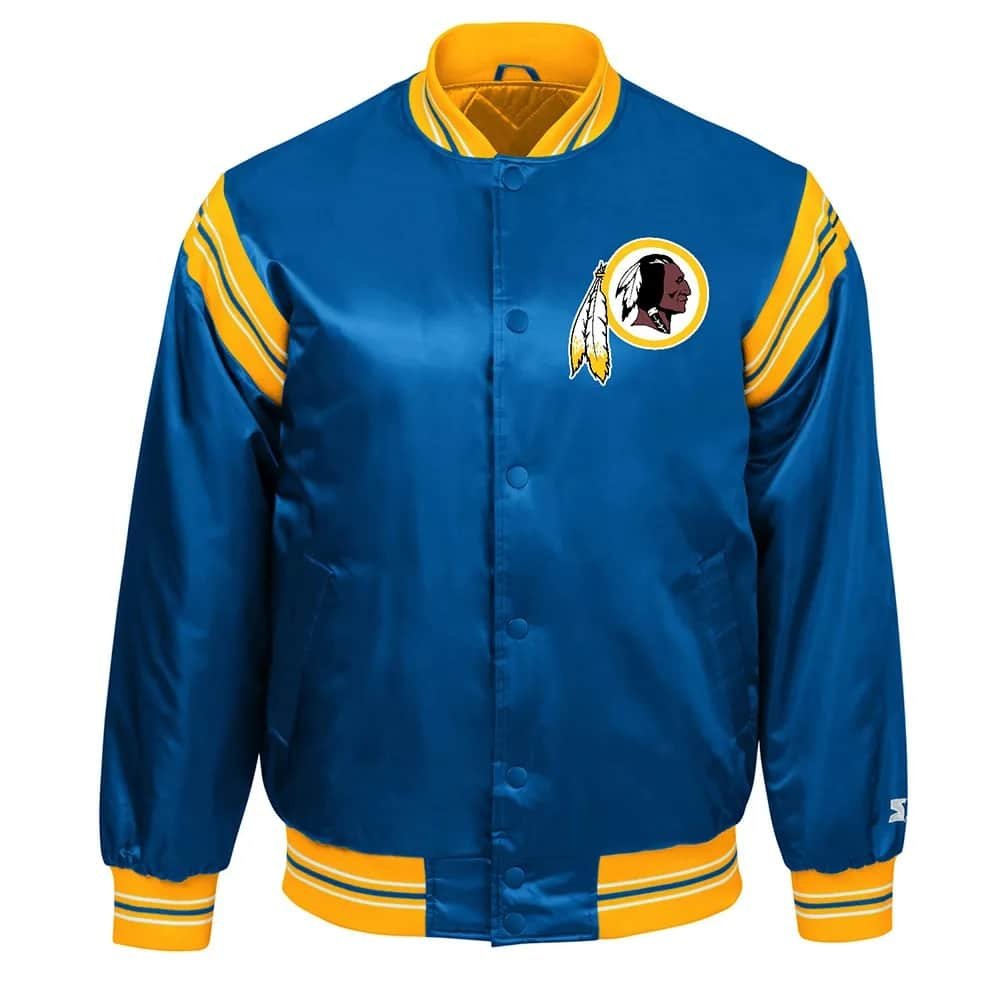 Washington Redskins Burgundy Satin Jacket