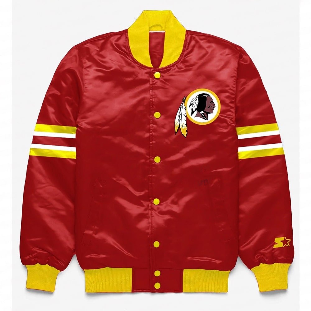 Washington Redskins Button Down Red Jacket