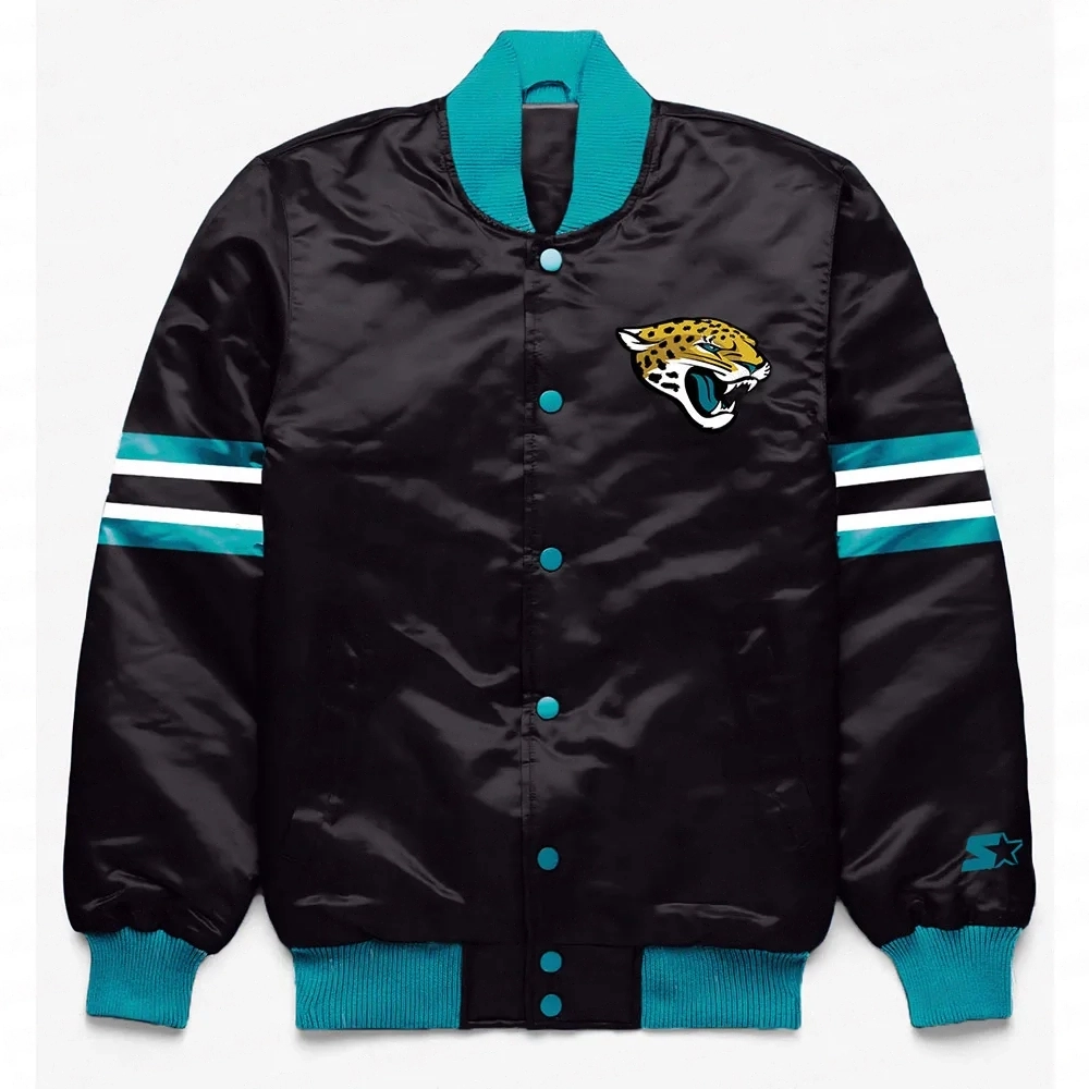 Jacksonville Jaguars Button Down Black Jacket