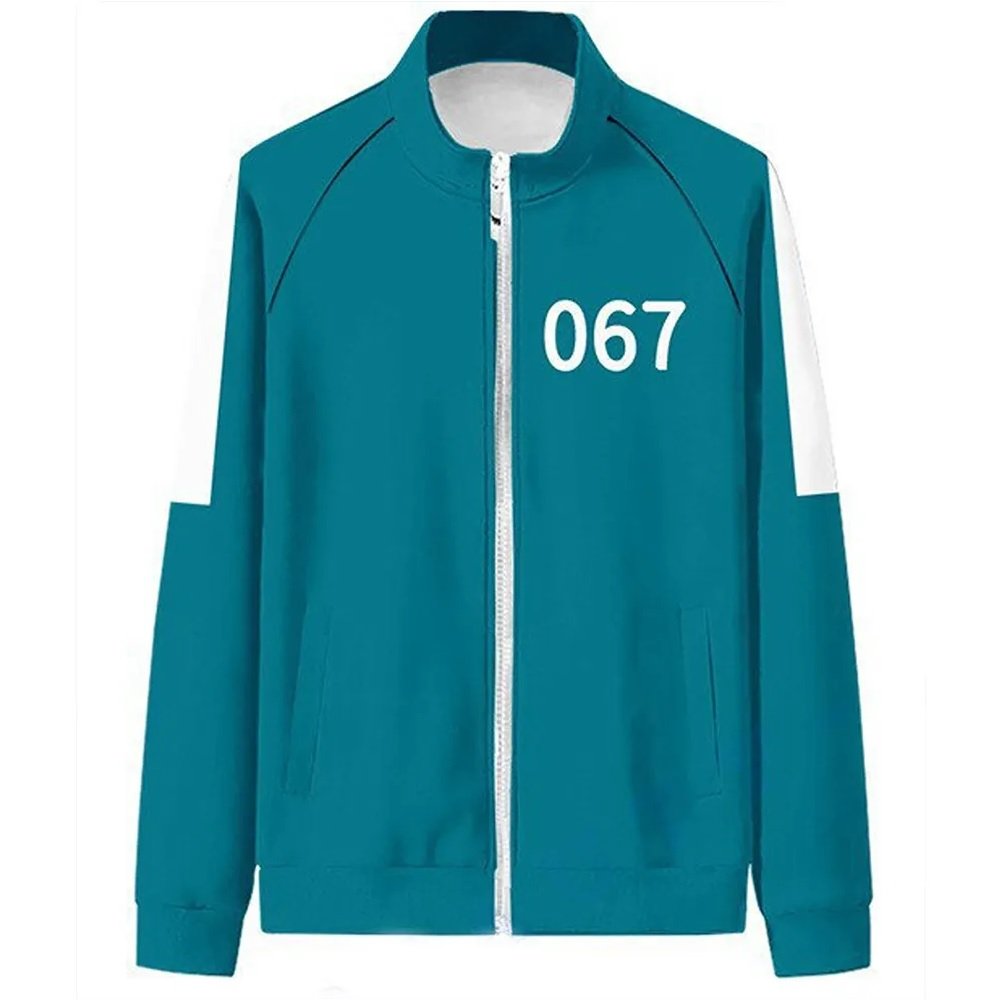 067 Ji-Yeong Squid Game Green Track Jacket