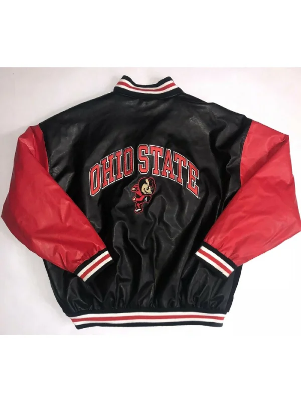 Ohio State Buckeye Vintage Steve & Barry Varsity Letterman Jacket