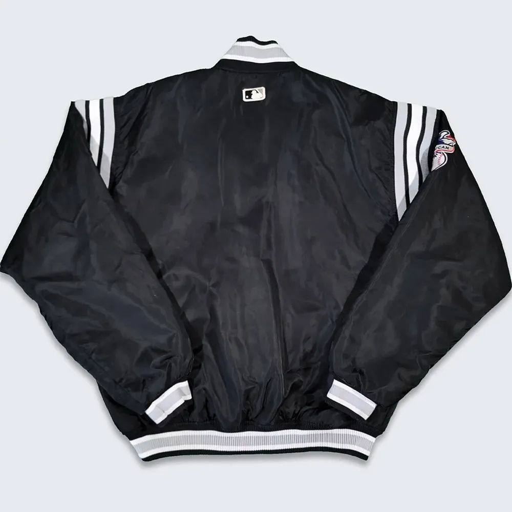 Chicago White Sox 90’s Black Satin Jacket