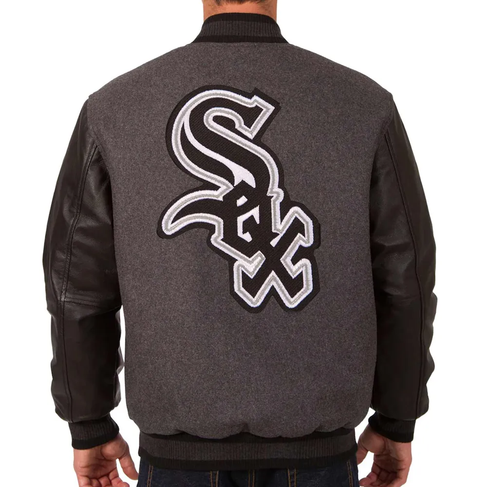Letterman Chicago White Sox Wool/Leather Back Jacket