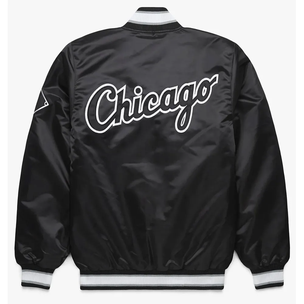 Chicago White Sox Black Bomber Jacket