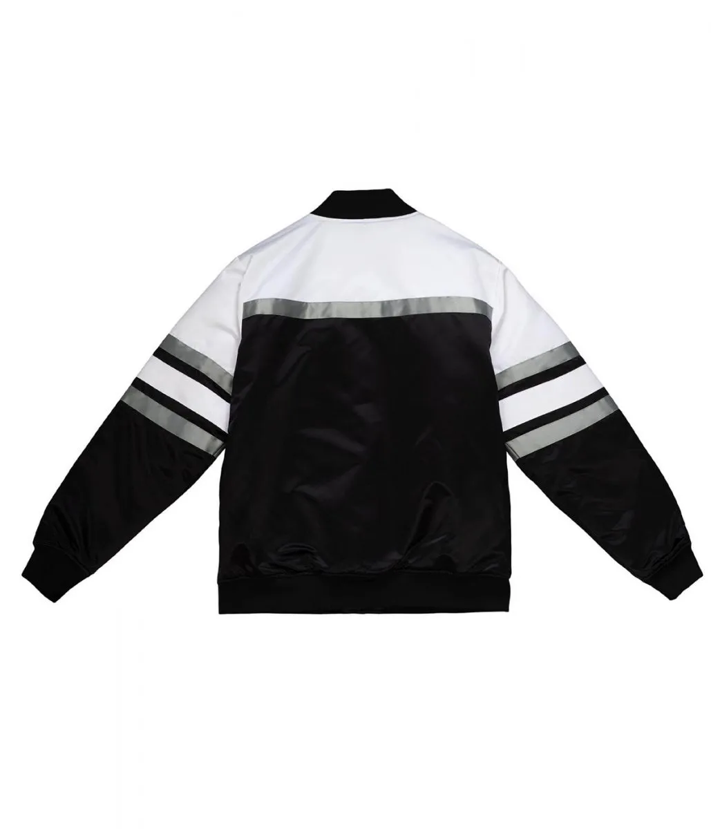 Black and White Chicago White Sox Satin Heavyweight Jacket