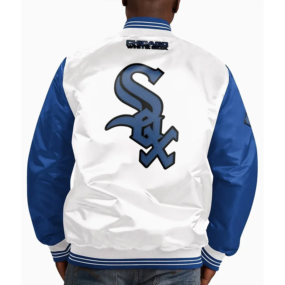 Chicago White Sox Striped Satin Jacket